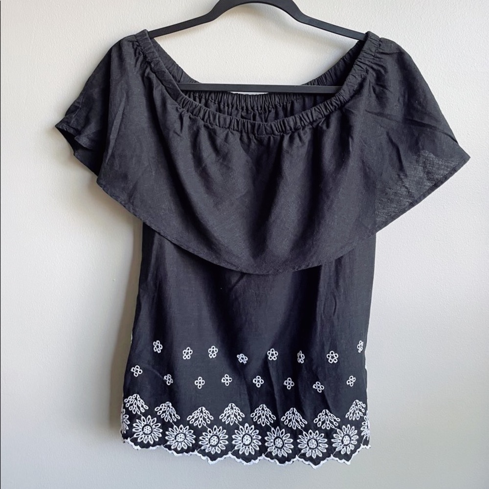 OLD NAVY | Off Shoulder Ruffled Top - Picture 4 of 6